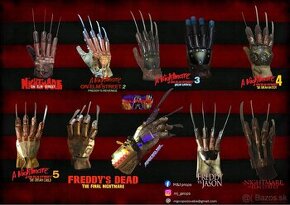 Freddy Krueger nočná mora z elm street rukavica