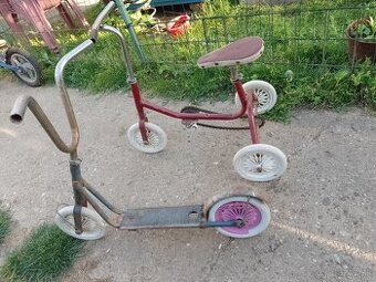Retro kolobezka,trojkolka
