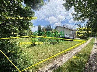 Nitra Zobor pozemok 443 m2 ID 563-14-MIG