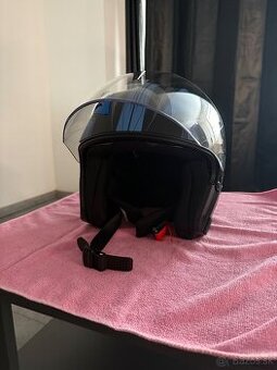 Prilba RIDERO otvorená modrá vel..XL