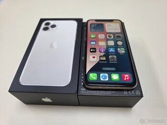 APPLE IPHONE 11PRO 64GB SILVER,ZDRAVIE BATERKY 100%