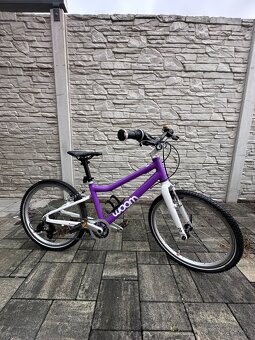 bicykel woom 4 -fialový