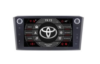TOYOTA AVENSIS dotykove Android autoradio BT WIFI USB