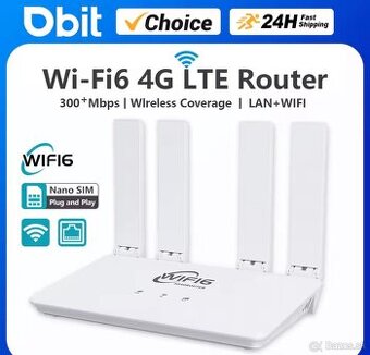 4G wifi router - nano sim card + wifi reprater grátis - 1