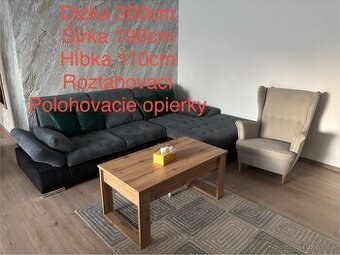 Rohový gauč pravý, Kreslo ušiak