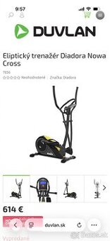 Eliptický trenažér