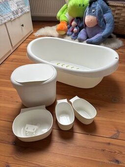 Vanička + nádoby na prebaľovací pultik