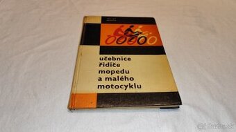 Učebnice řidiče mopedu a malého motocyklu – veteránská kniha - 1