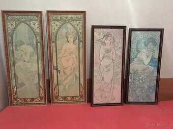 Alfonz Mucha reprodukcie zaramovane