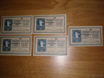 25 korún z roku 1918