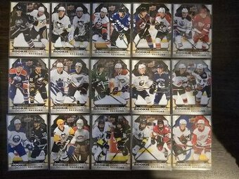 Predám hokejové kartičky UD rookie connections set