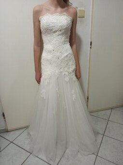 Svadobné šaty č.36 S - 1