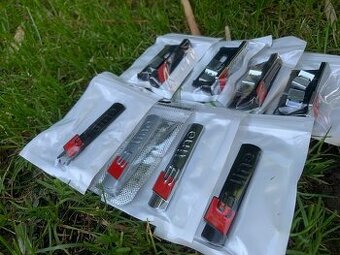 MIX AUDI SLINE PREDNE ZADNE CIERNE STRIEBORNE