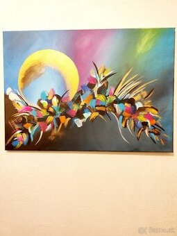 Ručne maľovaný obraz akryl