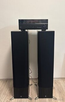 YAMAHA NS-777 BLACK + Zosiľnovač Yamaha
