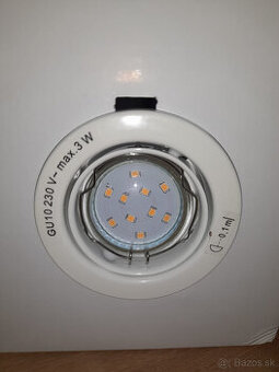 Sada 5 zapustených bodových svetiel vrátane 5x GU10 / 3W LED