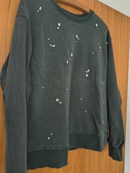 Zara dámska mikina s kamienkami veľkosť S