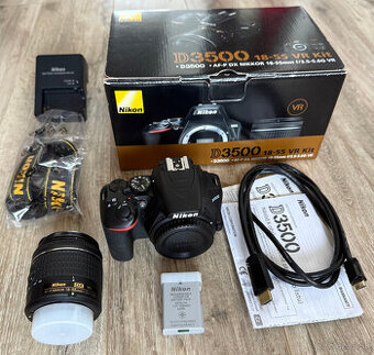 Nikon D3500 + AF-P 18–55 VR