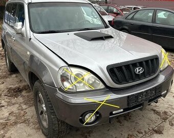 Hyundai Terracan 2.9 CRDi 2003 predám kapota, MOTOR J3 , Aut
