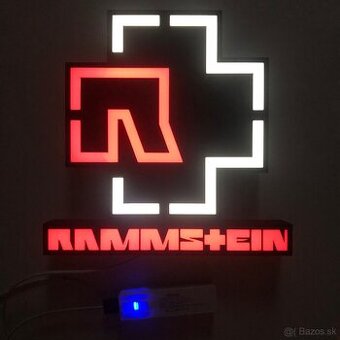 Lightbox / LED box / Lampička Rammstein