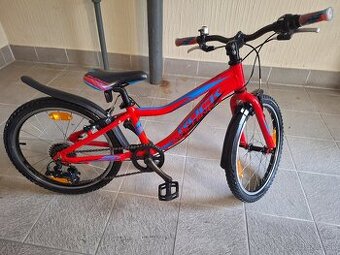 Predám detský bicykel 20kola Rock Machine cerveny