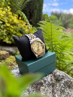Hodinky Rolex Datejust | 36mm | Gold Dial