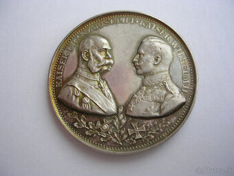 AR medaila 1914 Franz Joseph I. + Wilhelm II.-1.svet. vojna