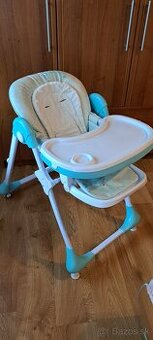 Jedálenská stolička NEW BABY- ekokoža a vložka