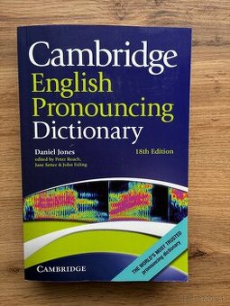 Predám knihu Cambridge English Pronouncin Dictionary