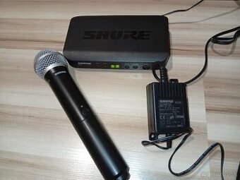 Bezdrôtový mikrofón Shure BLX4. + PG58