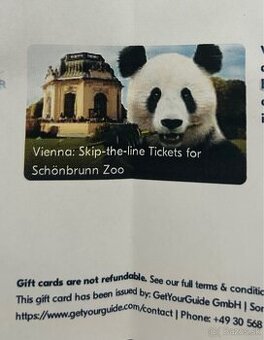3x dospelý lístok ZOO Schönbrunn Viedeň