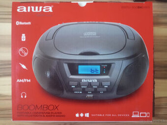 Prenosný CD/MP3/USB prehrávač AIWA BOOMBOX