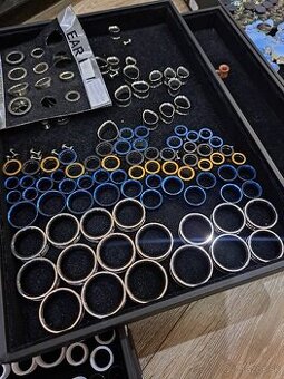 Piercingy rôzne druhy