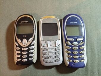 Staré mobilné telefóny Siemens
