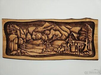 Ručne vyrezávaný obraz