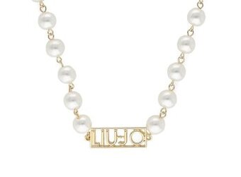Liu Jo Náhrdelník perlový s nápisom