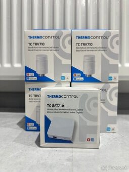 Smart termostatické Hlavice 4ks+ internetová brána TC TRV710