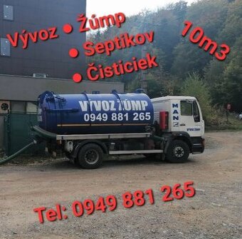 Vyvoz žumpy a septiku Záhorie Fekal