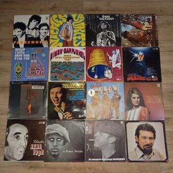 LP platne rôzne, 40 kusov.