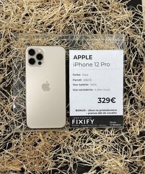 Apple iPhone 12 Pro Zlatý - 256GB