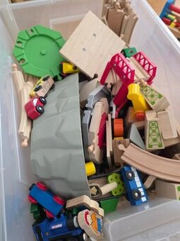 Ikea lallibo drevena stavebnica - zeleznica