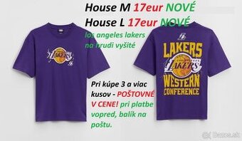 Tričko NBA - Lakers, Bulls, 76ers, Heat, Warriors