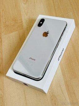 iPhone X 256 GB nový, v záruke, 100% zdravie batérie