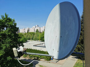 Satelitný komplet: parabola, prijímač Humax IRHD 5100S/CZ... - 1