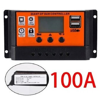 Novy Solarny regulator - 100A do 50 Voltov