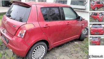 Suzuki Swift 1.5 2008 predám DVERE, MOTOR M15A, ZADNÝ NÁRAZN