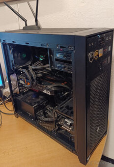 Predám hráčske PC vodné chladenie grafiky+proc. i7 4 GHz