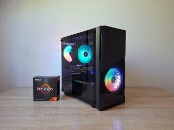 Herný pc 6jadro Ryzen 5 5500 3,60ghz/16GB/NVME/RX6600 8GB