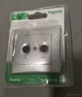 ZÁSUVKY, dátová a TV/R, značky SCHNEIDER ELECTRIC