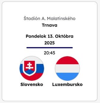 Slovensko -Luxembursko